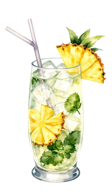 Pineapple Ginger Breeze 🍍⚡